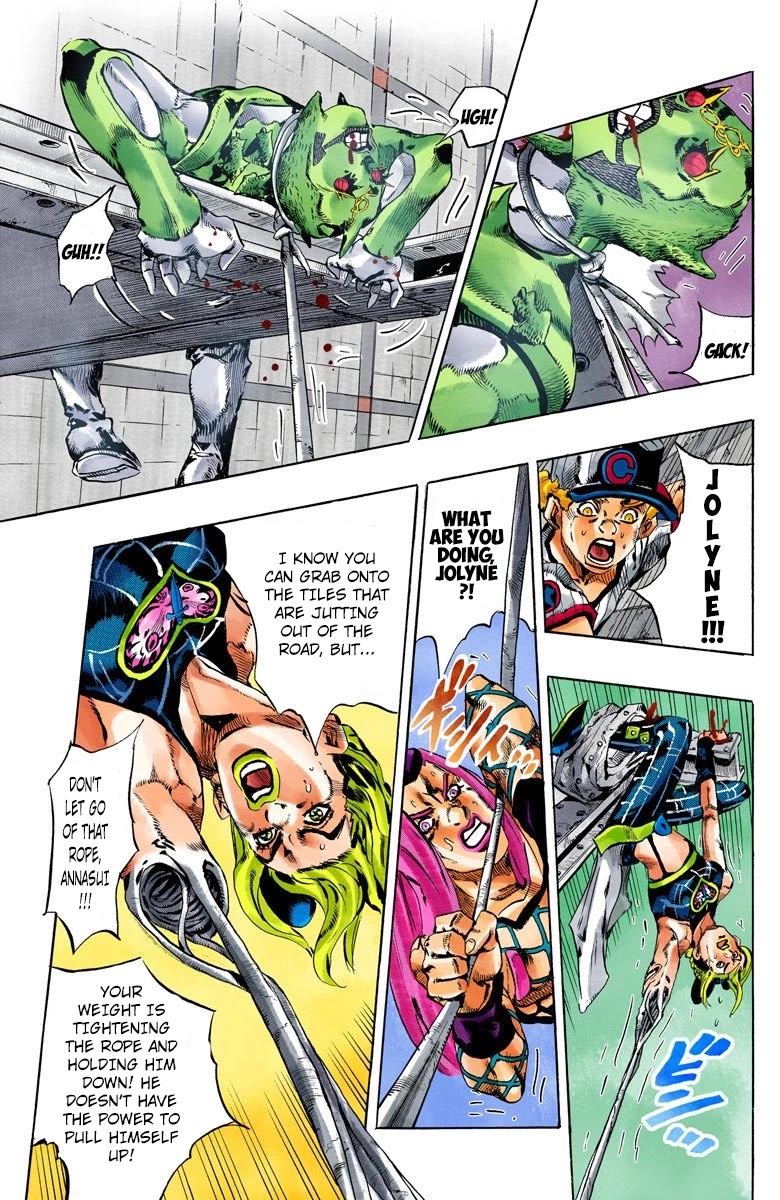JoJo's Bizarre Adventure Part 6 - Stone Ocean (Official Colored) Chapter 142 page 14 - Chapter 142: C-Moon Part 2