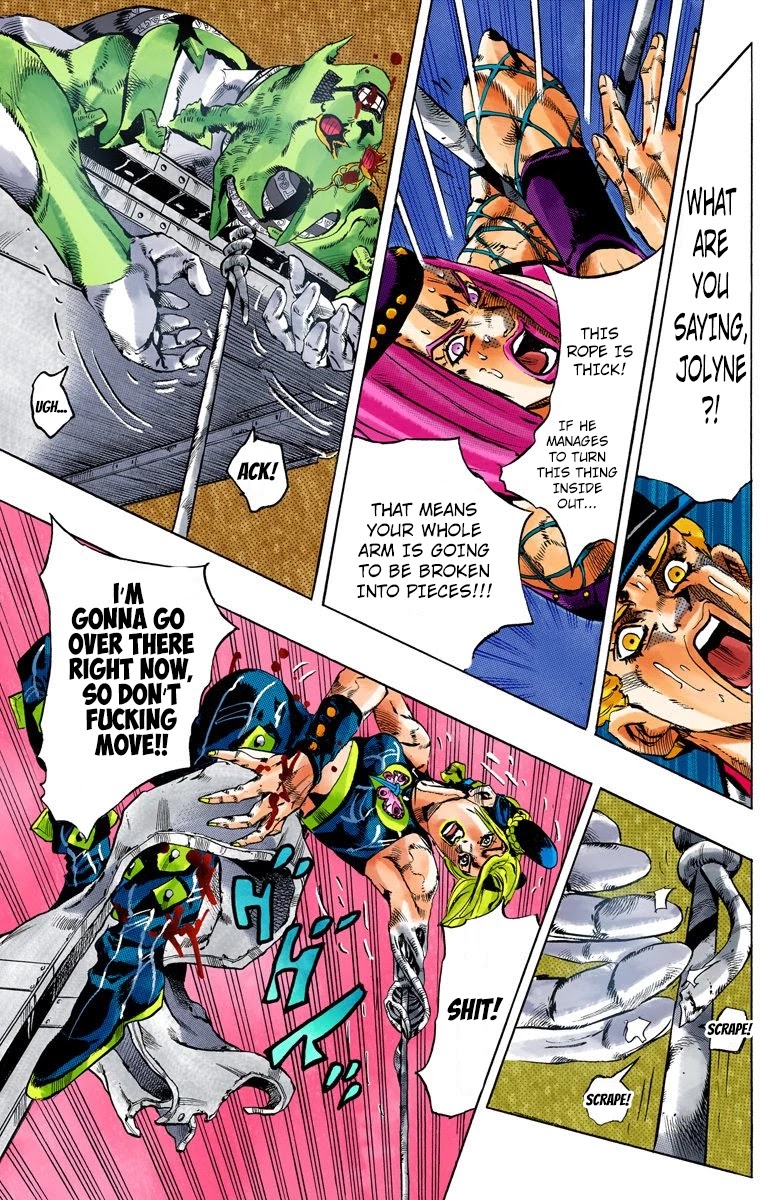JoJo's Bizarre Adventure Part 6 - Stone Ocean (Official Colored) Chapter 142 page 16 - Chapter 142: C-Moon Part 2