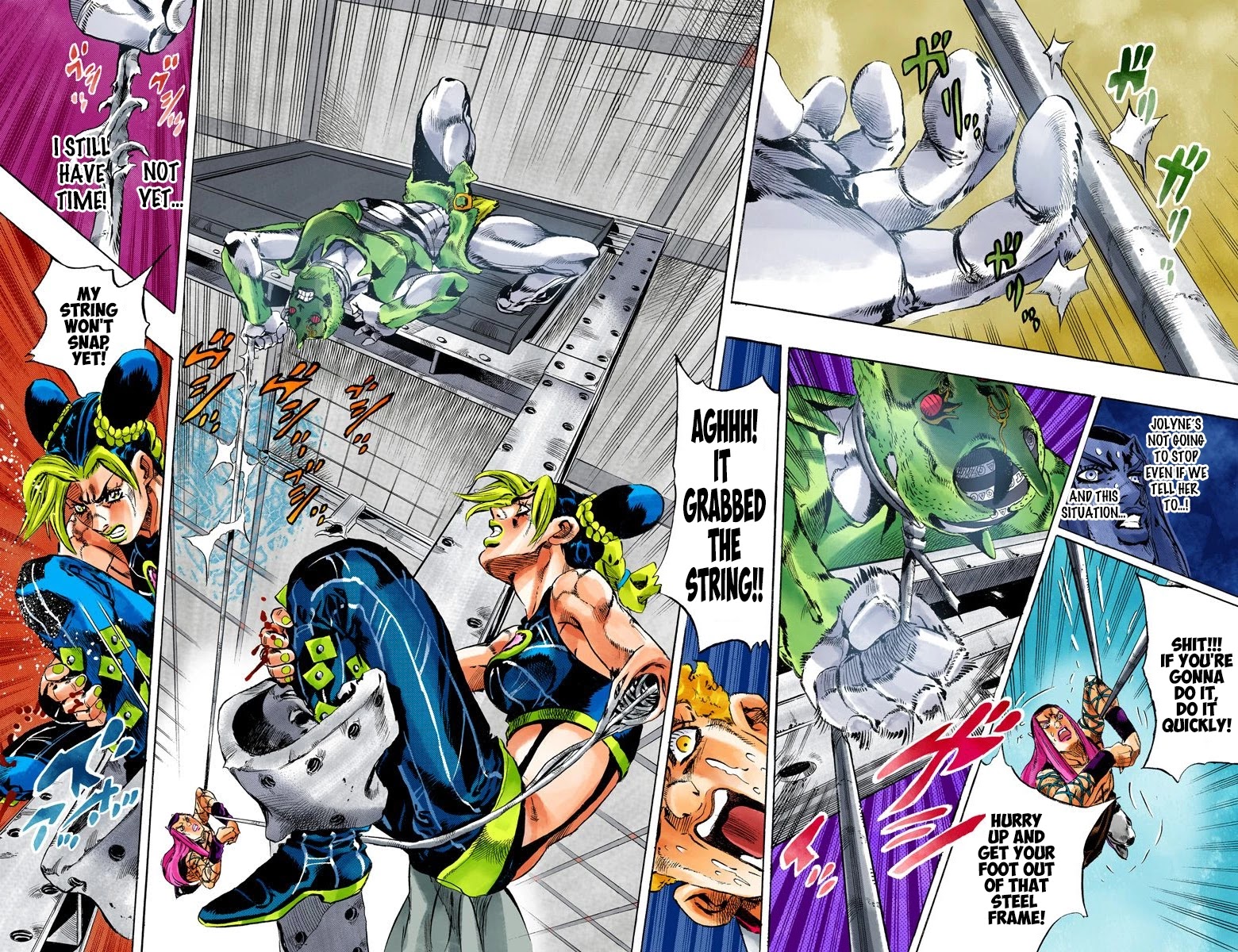 JoJo's Bizarre Adventure Part 6 - Stone Ocean (Official Colored) Chapter 142 page 17 - Chapter 142: C-Moon Part 2