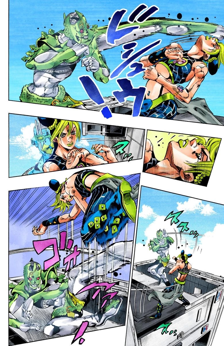 JoJo's Bizarre Adventure Part 6 - Stone Ocean (Official Colored) Chapter 142 page 3 - Chapter 142: C-Moon Part 2