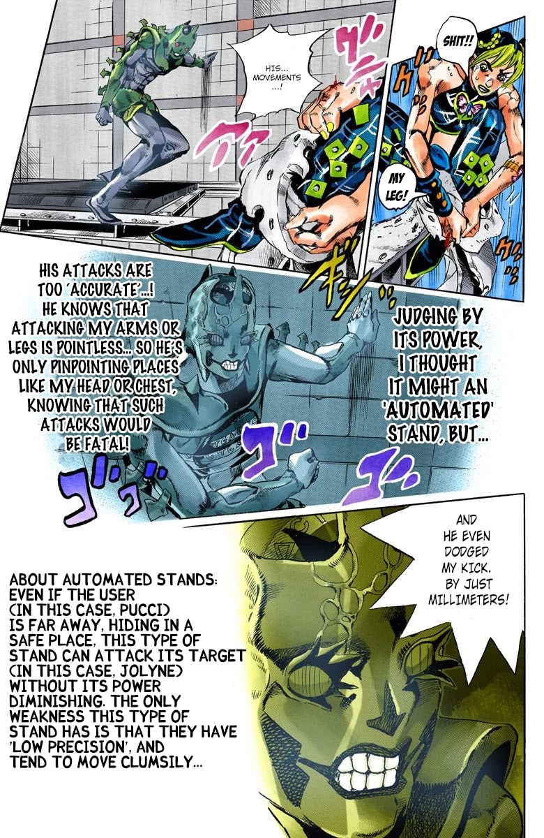 JoJo's Bizarre Adventure Part 6 - Stone Ocean (Official Colored) Chapter 142 page 8 - Chapter 142: C-Moon Part 2