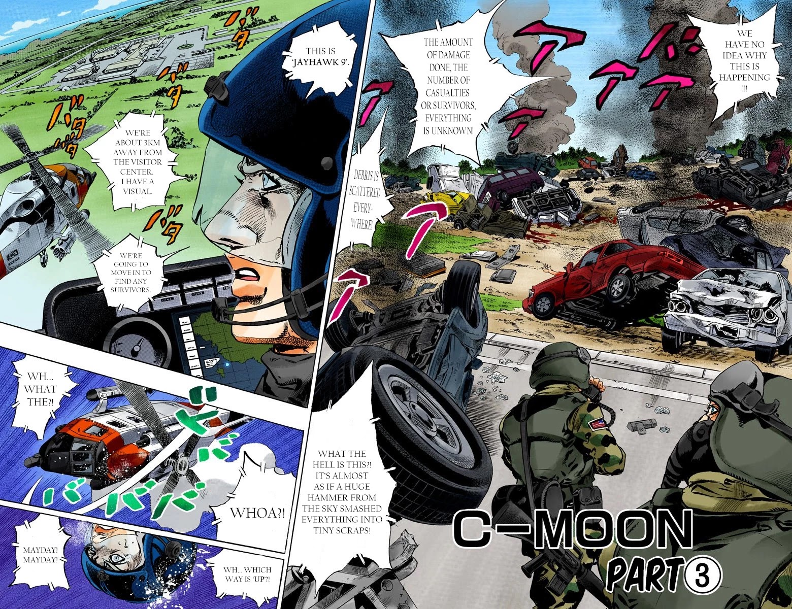 JoJo's Bizarre Adventure Part 6 - Stone Ocean (Official Colored) Chapter 143 page 2 - Chapter 143: C-Moon Part 3