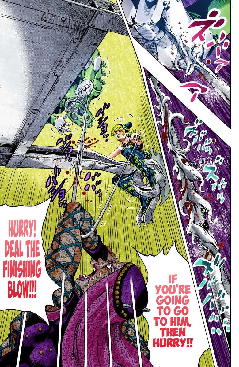 JoJo's Bizarre Adventure Part 6 - Stone Ocean (Official Colored) Chapter 143 page 4 - Chapter 143: C-Moon Part 3