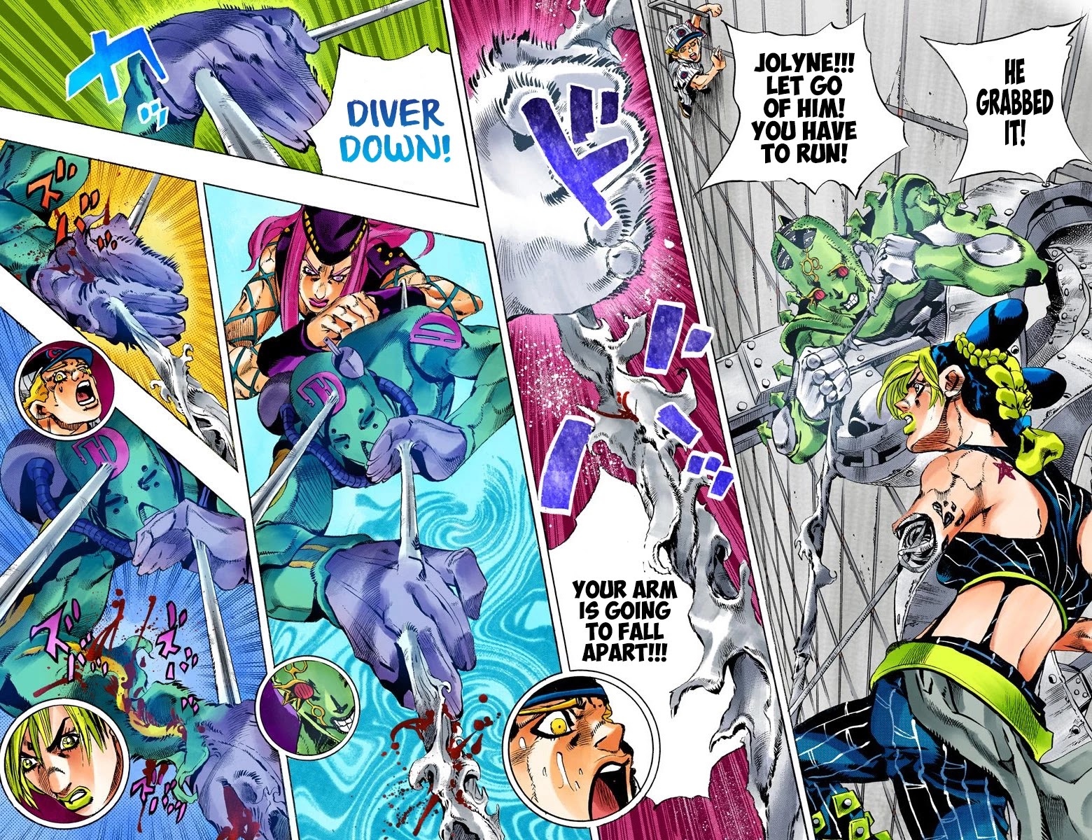 JoJo's Bizarre Adventure Part 6 - Stone Ocean (Official Colored) Chapter 143 page 9 - Chapter 143: C-Moon Part 3