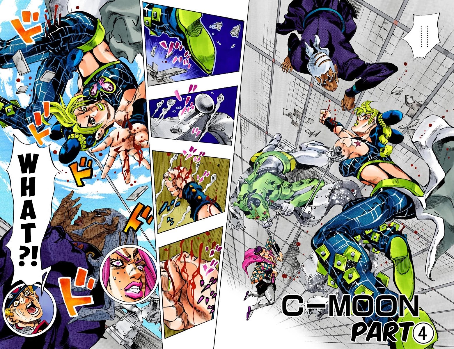 JoJo's Bizarre Adventure Part 6 - Stone Ocean (Official Colored) Chapter 144 page 3 - Chapter 144: C-Moon Part 4