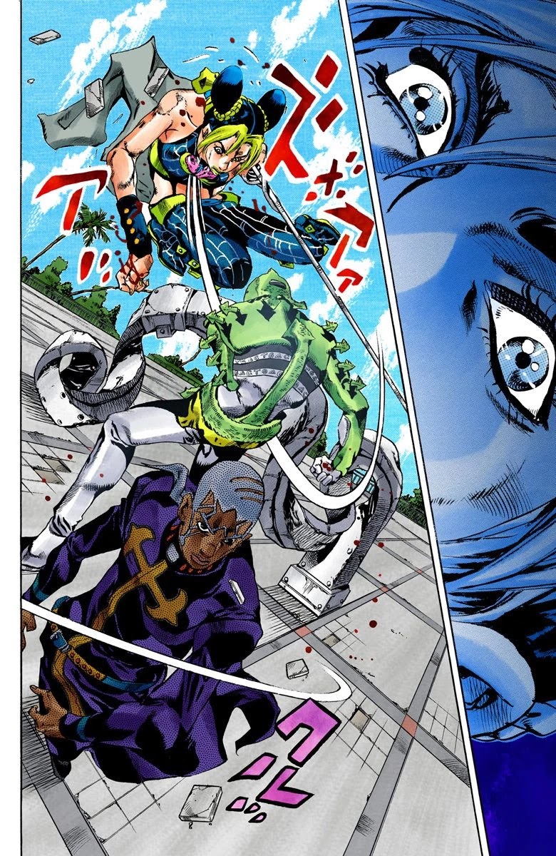 JoJo's Bizarre Adventure Part 6 - Stone Ocean (Official Colored) Chapter 144 page 5 - Chapter 144: C-Moon Part 4