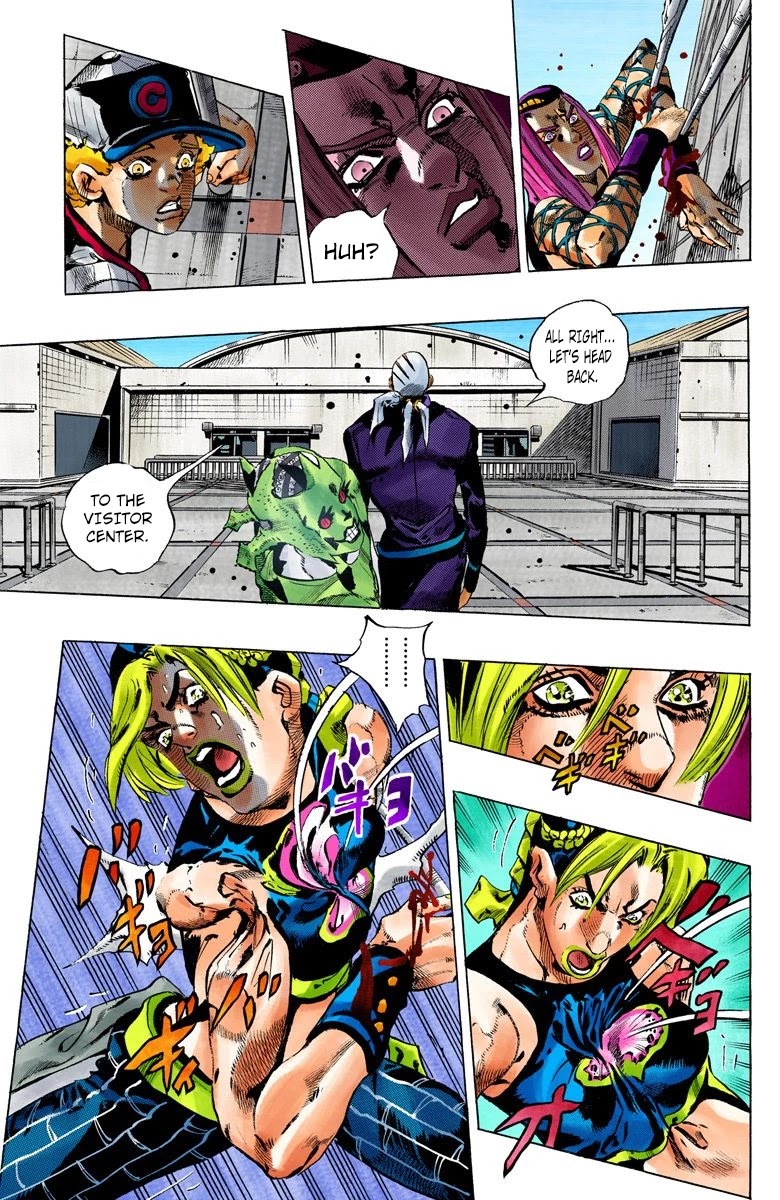 JoJo's Bizarre Adventure Part 6 - Stone Ocean (Official Colored) Chapter 144 page 6 - Chapter 144: C-Moon Part 4