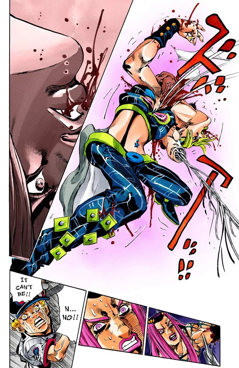 JoJo's Bizarre Adventure Part 6 - Stone Ocean (Official Colored) Chapter 144 page 9 - Chapter 144: C-Moon Part 4