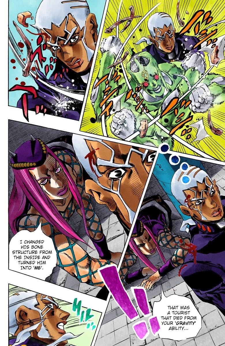 JoJo's Bizarre Adventure Part 6 - Stone Ocean (Official Colored) Chapter 145 page 11 - Chapter 145: C-Moon Part 5
