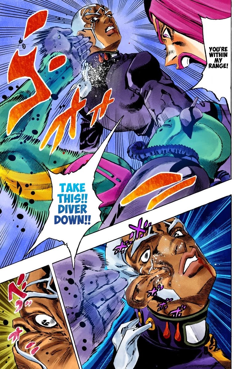 JoJo's Bizarre Adventure Part 6 - Stone Ocean (Official Colored) Chapter 145 page 12 - Chapter 145: C-Moon Part 5
