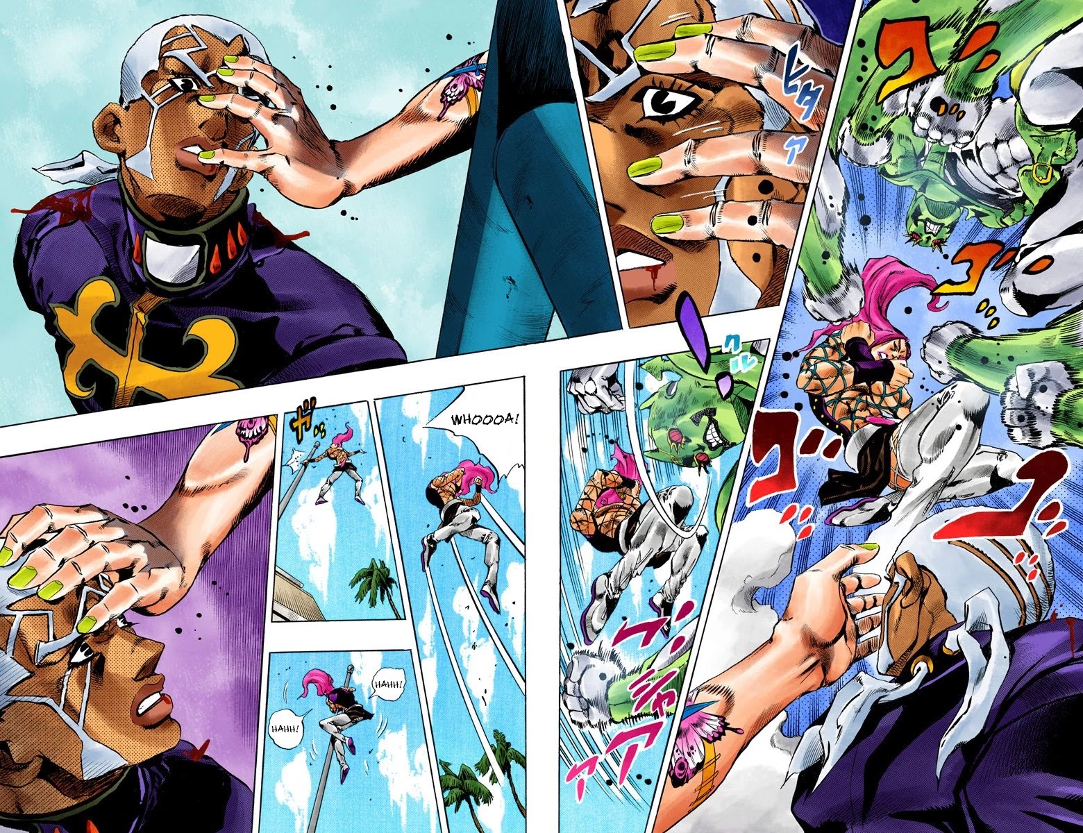 JoJo's Bizarre Adventure Part 6 - Stone Ocean (Official Colored) Chapter 145 page 15 - Chapter 145: C-Moon Part 5