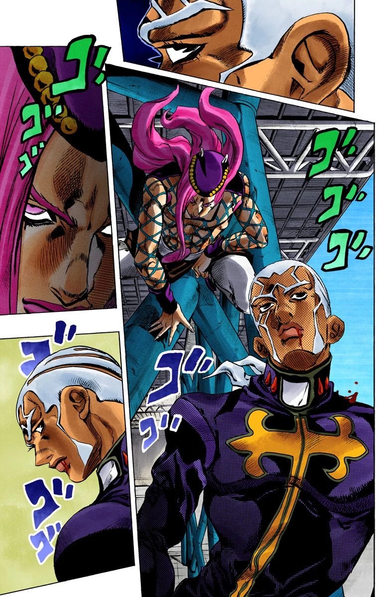 JoJo's Bizarre Adventure Part 6 - Stone Ocean (Official Colored) Chapter 145 page 7 - Chapter 145: C-Moon Part 5