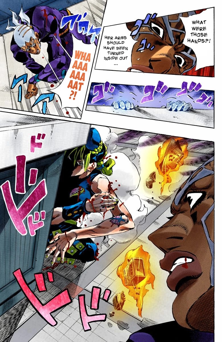 JoJo's Bizarre Adventure Part 6 - Stone Ocean (Official Colored) Chapter 146 page 13 - Chapter 146: C-Moon Part 6