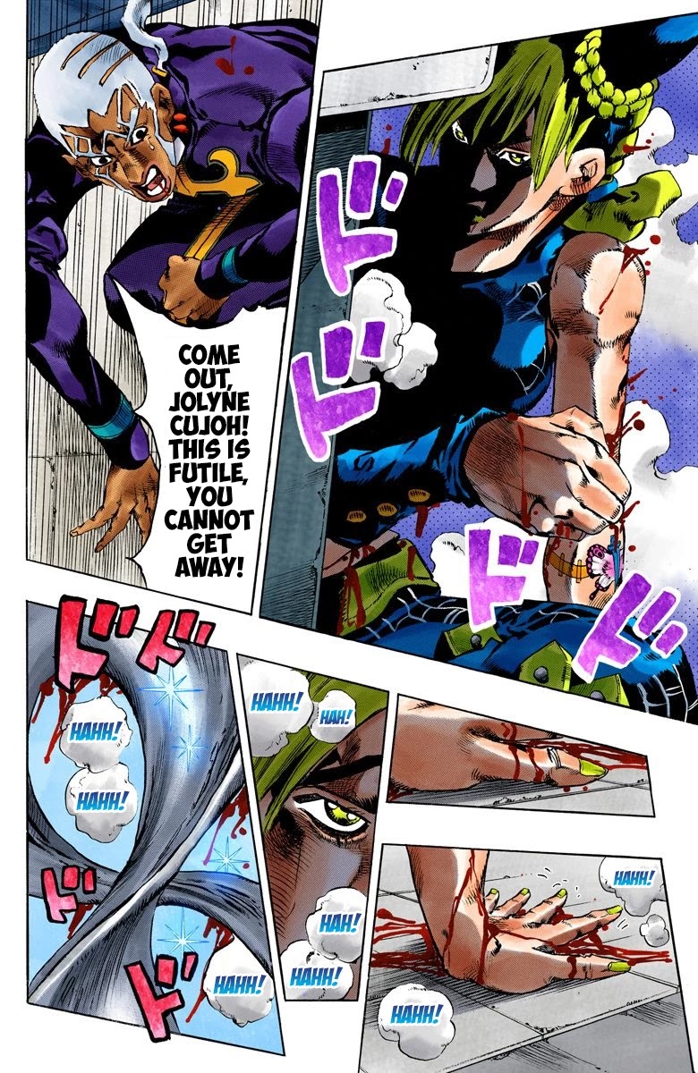 JoJo's Bizarre Adventure Part 6 - Stone Ocean (Official Colored) Chapter 146 page 14 - Chapter 146: C-Moon Part 6