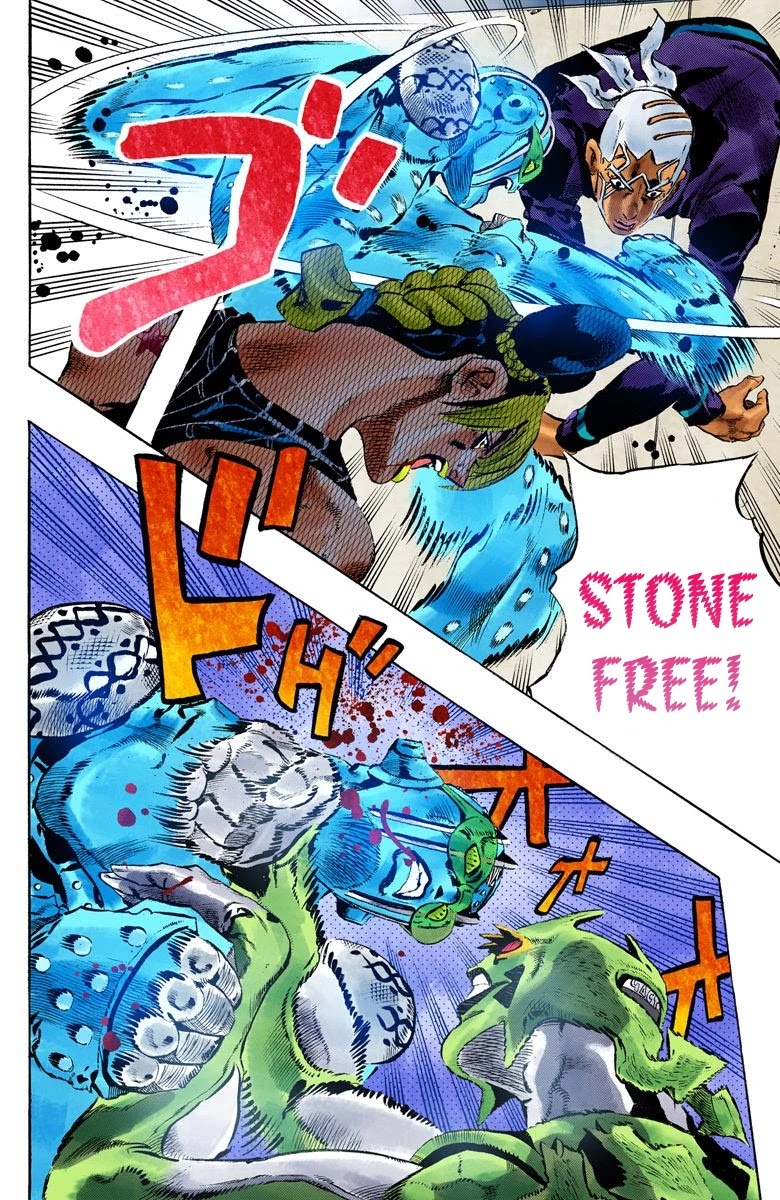JoJo's Bizarre Adventure Part 6 - Stone Ocean (Official Colored) Chapter 146 page 16 - Chapter 146: C-Moon Part 6