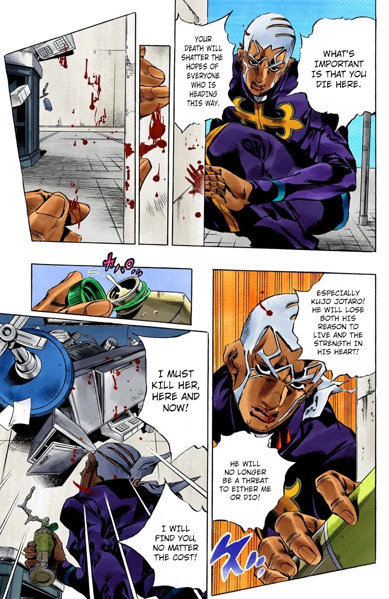JoJo's Bizarre Adventure Part 6 - Stone Ocean (Official Colored) Chapter 146 page 3 - Chapter 146: C-Moon Part 6