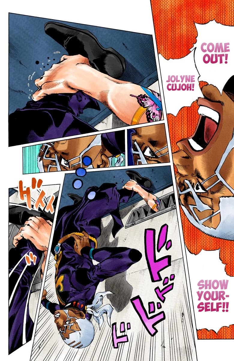 JoJo's Bizarre Adventure Part 6 - Stone Ocean (Official Colored) Chapter 146 page 5 - Chapter 146: C-Moon Part 6