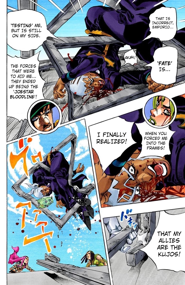 JoJo's Bizarre Adventure Part 6 - Stone Ocean (Official Colored) Chapter 147 page 17 - Chapter 147: C-Moon Part 7