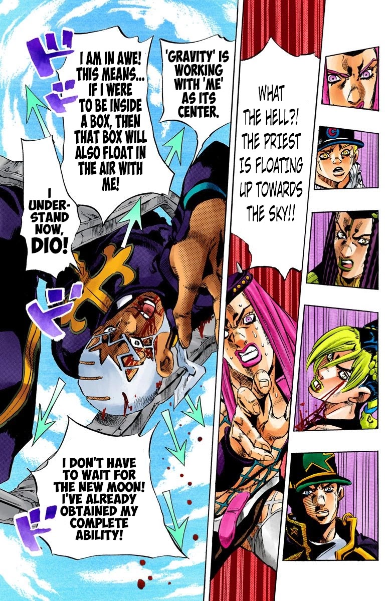 JoJo's Bizarre Adventure Part 6 - Stone Ocean (Official Colored) Chapter 147 page 18 - Chapter 147: C-Moon Part 7