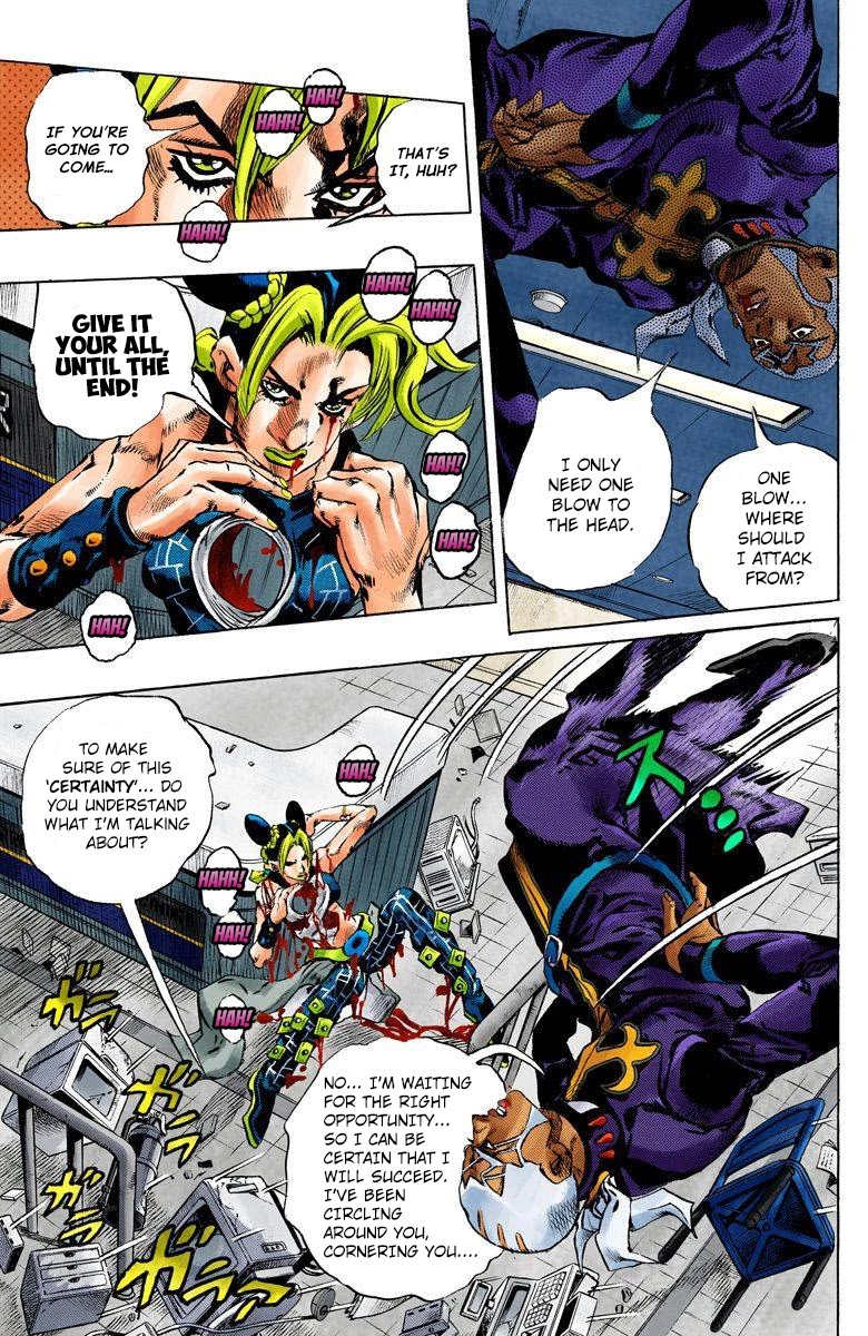 JoJo's Bizarre Adventure Part 6 - Stone Ocean (Official Colored) Chapter 147 page 7 - Chapter 147: C-Moon Part 7