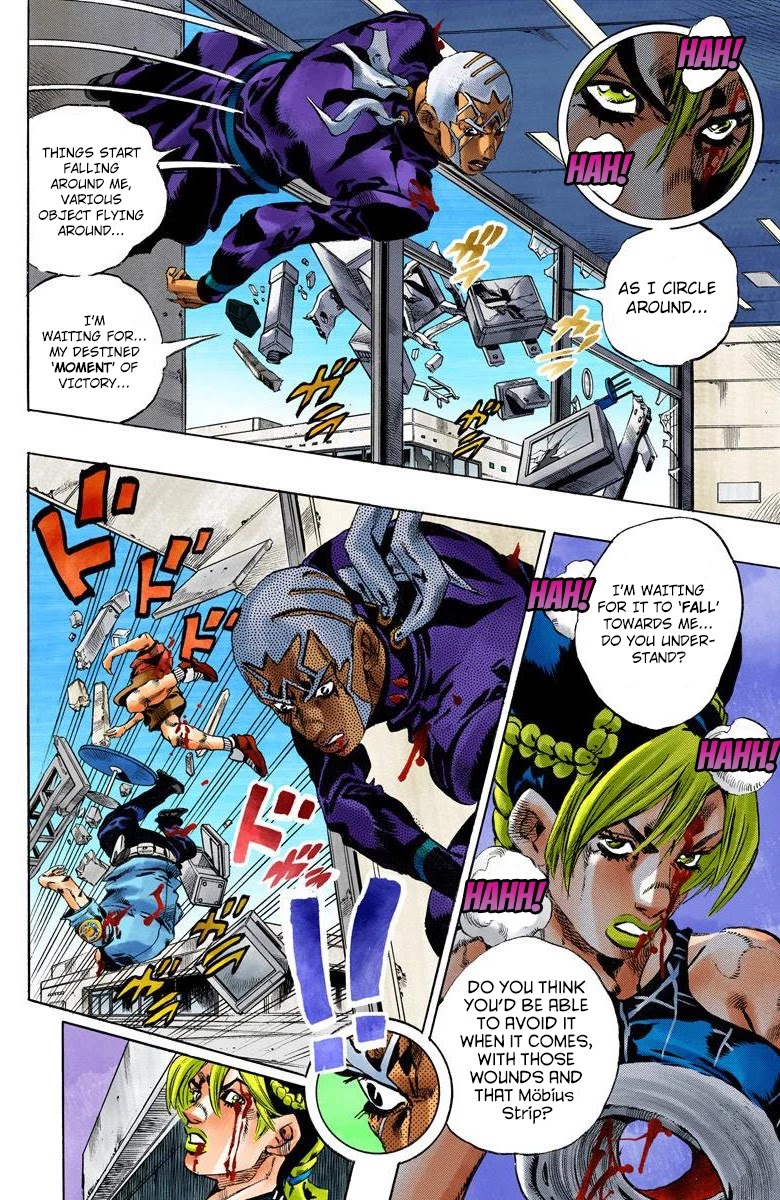 JoJo's Bizarre Adventure Part 6 - Stone Ocean (Official Colored) Chapter 147 page 8 - Chapter 147: C-Moon Part 7