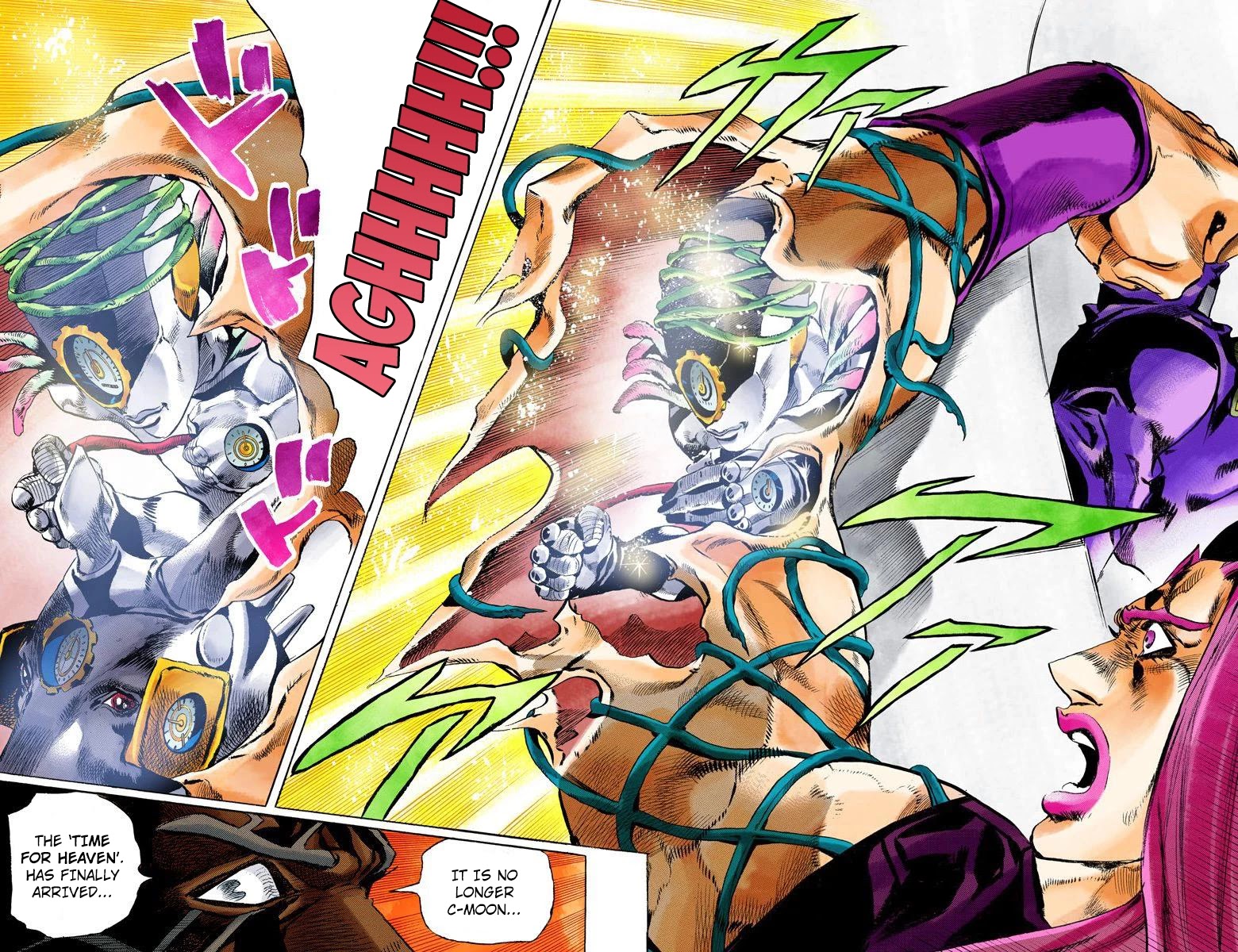 JoJo's Bizarre Adventure Part 6 - Stone Ocean (Official Colored) Chapter 148 page 15 - Chapter 148: C-Moon Part 8