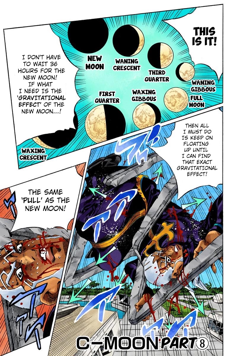 JoJo's Bizarre Adventure Part 6 - Stone Ocean (Official Colored) Chapter 148 page 2 - Chapter 148: C-Moon Part 8