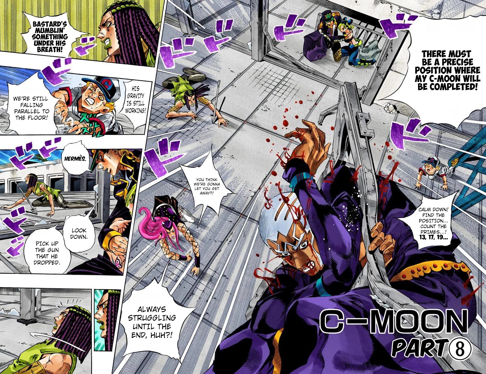 JoJo's Bizarre Adventure Part 6 - Stone Ocean (Official Colored) Chapter 148 page 3 - Chapter 148: C-Moon Part 8