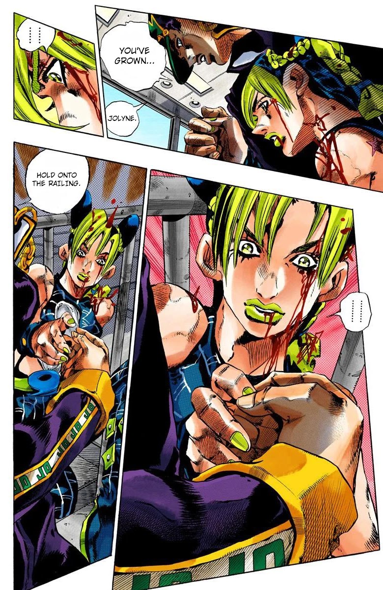 JoJo's Bizarre Adventure Part 6 - Stone Ocean (Official Colored) Chapter 148 page 4 - Chapter 148: C-Moon Part 8