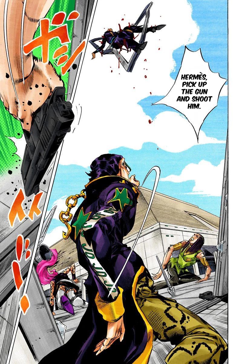 JoJo's Bizarre Adventure Part 6 - Stone Ocean (Official Colored) Chapter 148 page 5 - Chapter 148: C-Moon Part 8