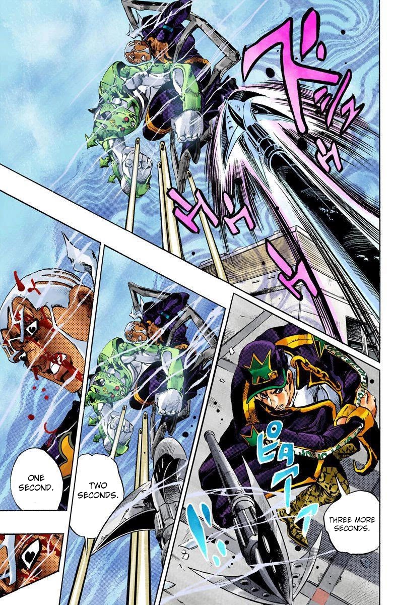 JoJo's Bizarre Adventure Part 6 - Stone Ocean (Official Colored) Chapter 148 page 8 - Chapter 148: C-Moon Part 8