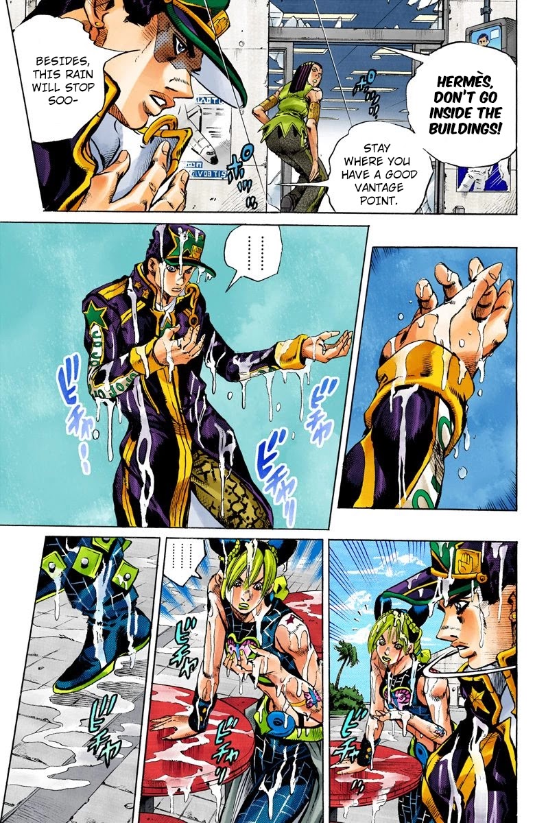 JoJo's Bizarre Adventure Part 6 - Stone Ocean (Official Colored) Chapter 149 page 10 - Chapter 149: Made In Heaven Part 1