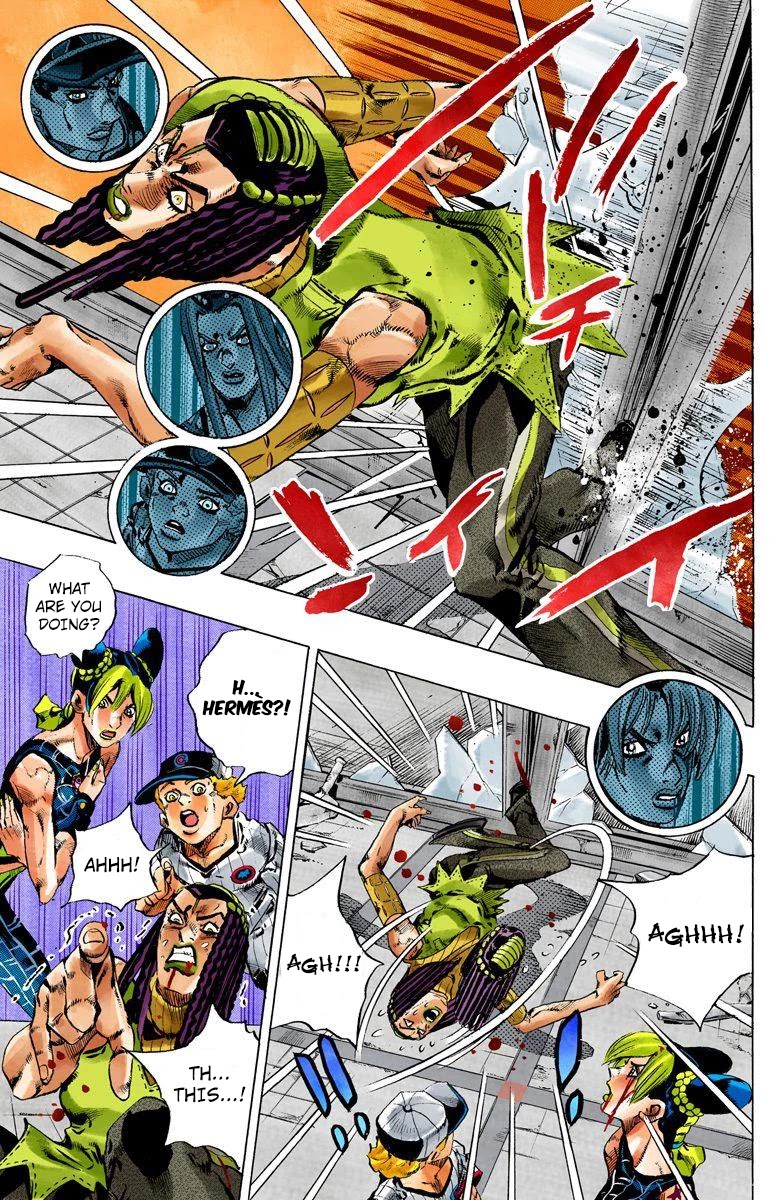 JoJo's Bizarre Adventure Part 6 - Stone Ocean (Official Colored) Chapter 149 page 12 - Chapter 149: Made In Heaven Part 1