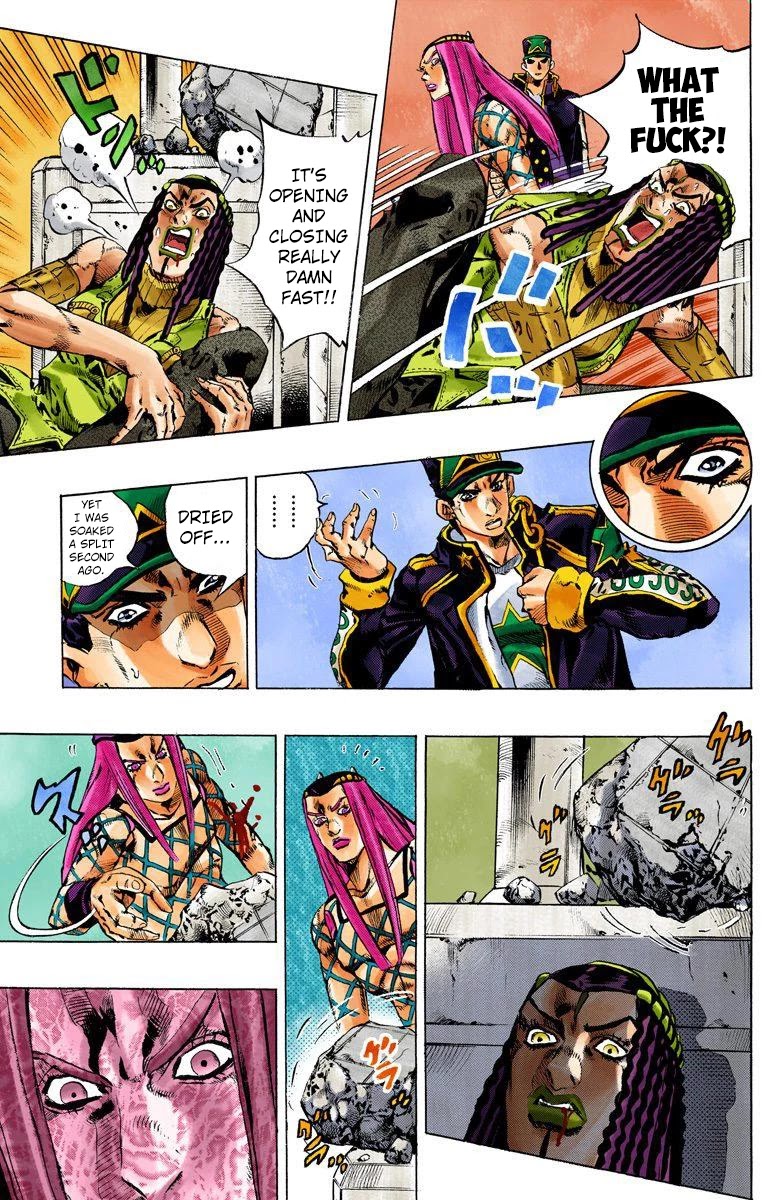 JoJo's Bizarre Adventure Part 6 - Stone Ocean (Official Colored) Chapter 149 page 14 - Chapter 149: Made In Heaven Part 1