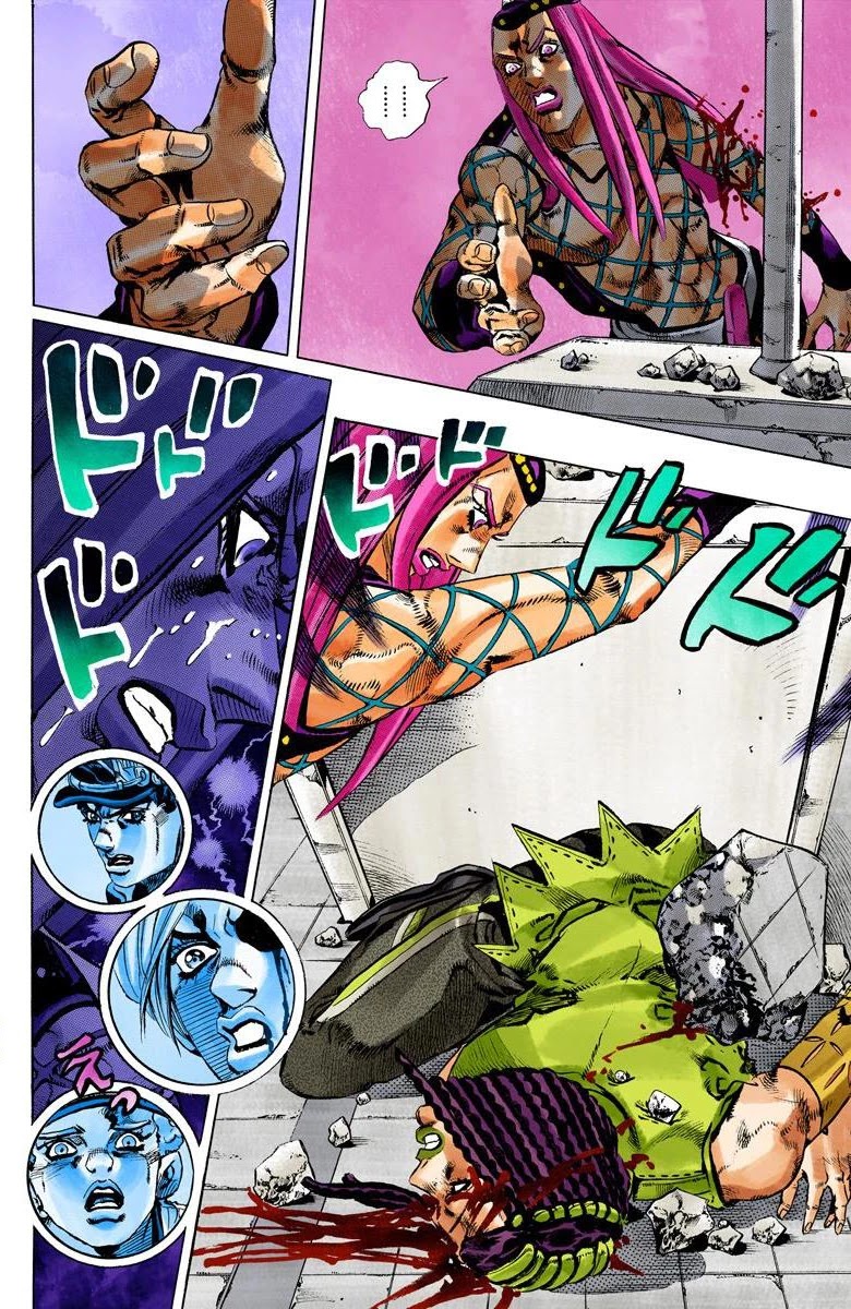 JoJo's Bizarre Adventure Part 6 - Stone Ocean (Official Colored) Chapter 149 page 15 - Chapter 149: Made In Heaven Part 1