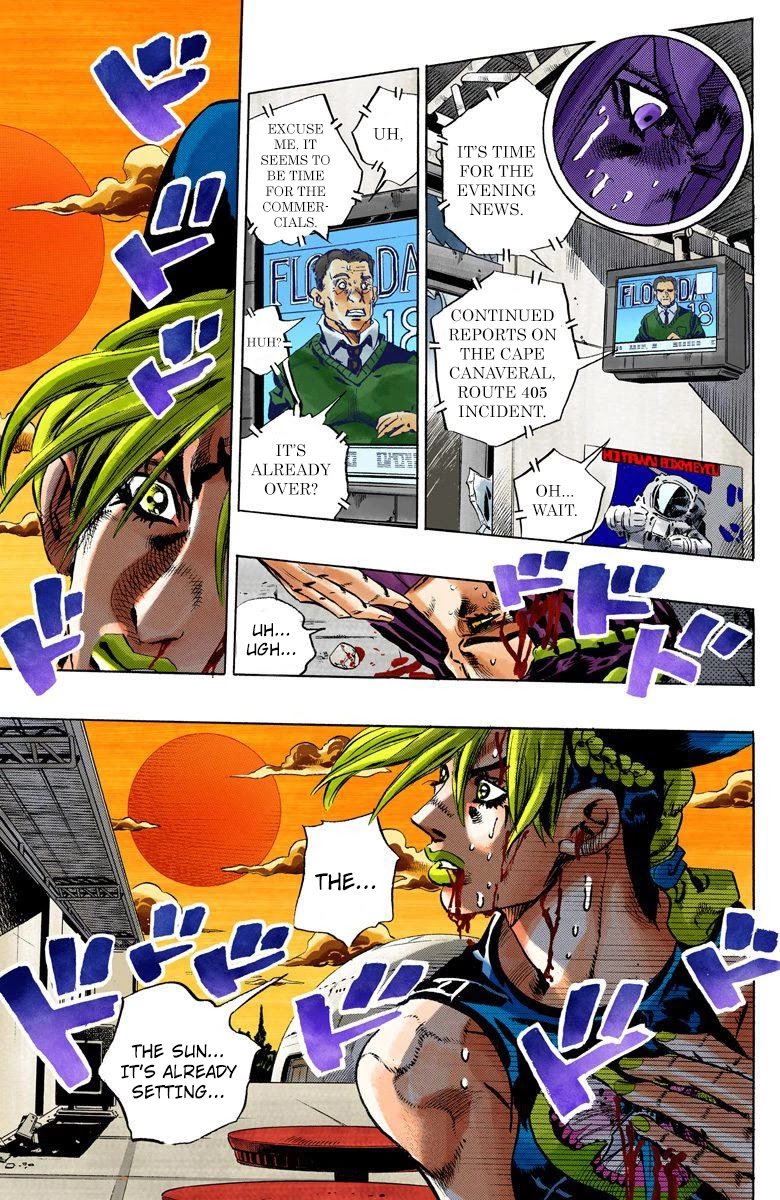 JoJo's Bizarre Adventure Part 6 - Stone Ocean (Official Colored) Chapter 149 page 16 - Chapter 149: Made In Heaven Part 1