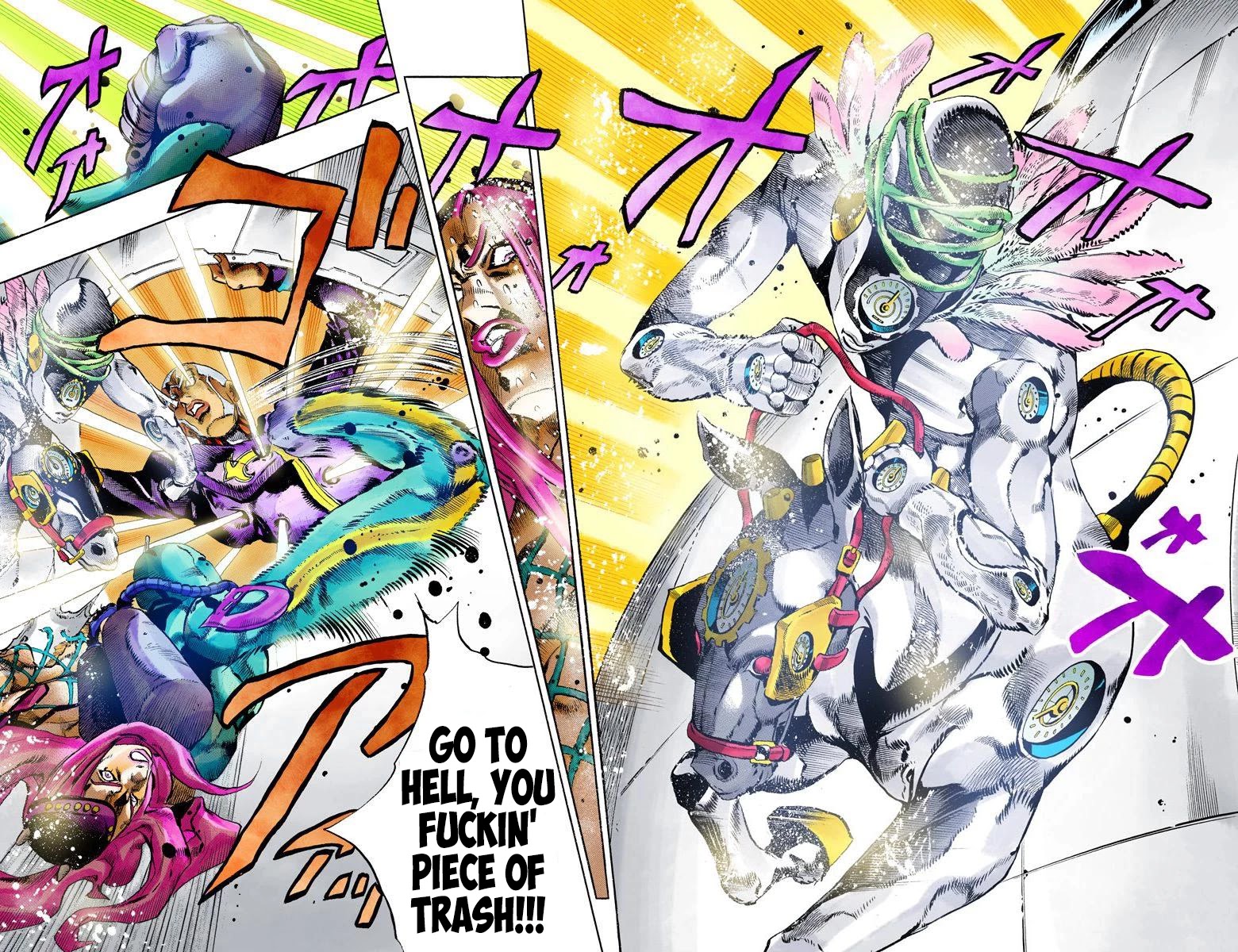 JoJo's Bizarre Adventure Part 6 - Stone Ocean (Official Colored) Chapter 149 page 3 - Chapter 149: Made In Heaven Part 1