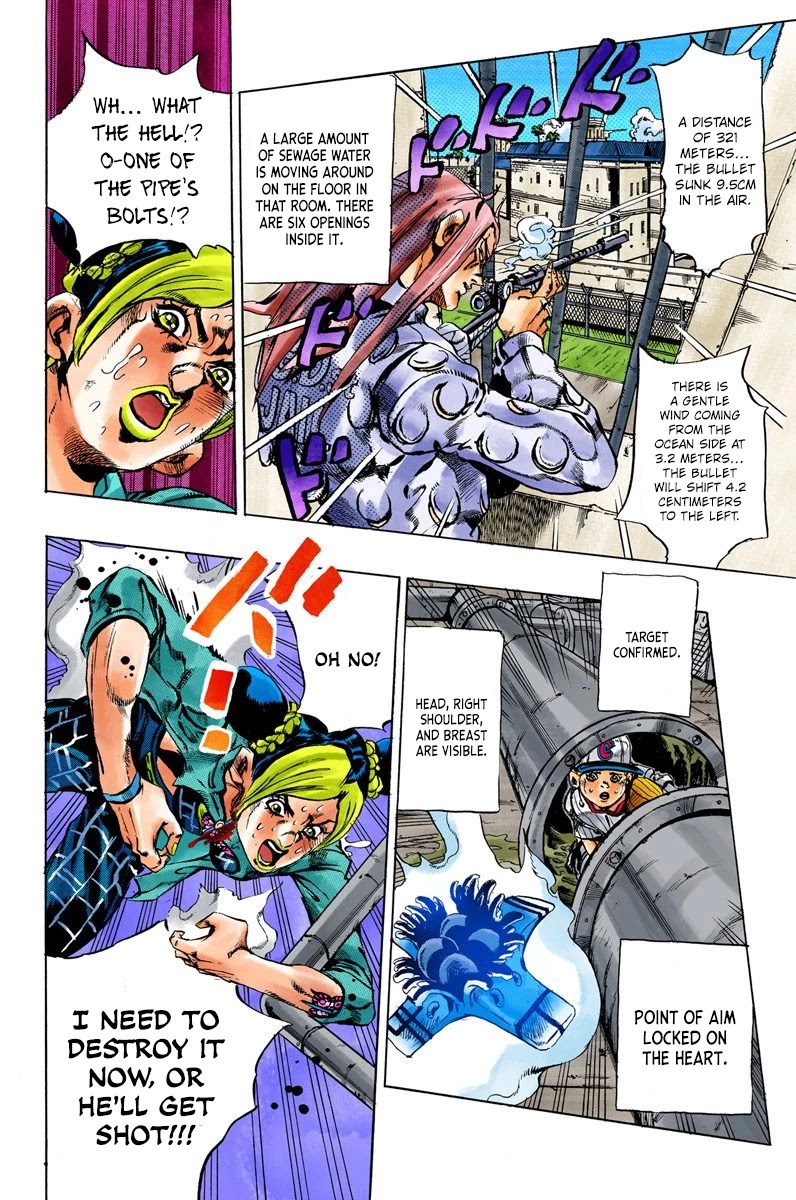 JoJo's Bizarre Adventure Part 6 - Stone Ocean (Official Colored) Chapter 15 page 14 - Chapter 15: The Visitor Part 5