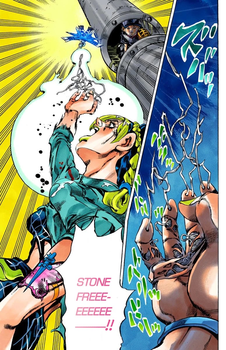JoJo's Bizarre Adventure Part 6 - Stone Ocean (Official Colored) Chapter 15 page 15 - Chapter 15: The Visitor Part 5