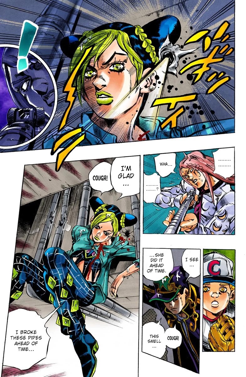 JoJo's Bizarre Adventure Part 6 - Stone Ocean (Official Colored) Chapter 15 page 18 - Chapter 15: The Visitor Part 5
