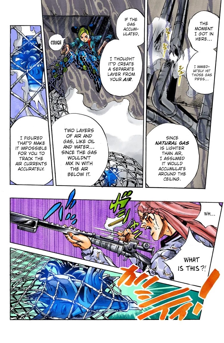 JoJo's Bizarre Adventure Part 6 - Stone Ocean (Official Colored) Chapter 15 page 19 - Chapter 15: The Visitor Part 5
