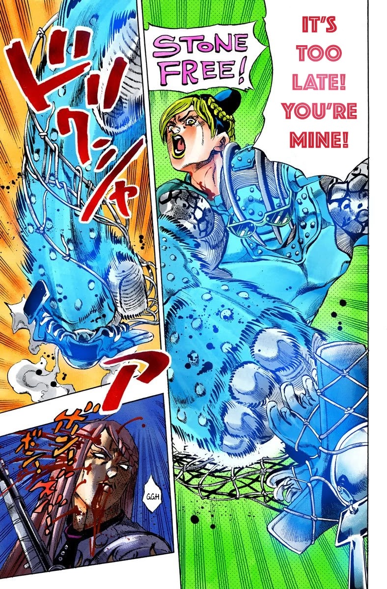 JoJo's Bizarre Adventure Part 6 - Stone Ocean (Official Colored) Chapter 15 page 20 - Chapter 15: The Visitor Part 5