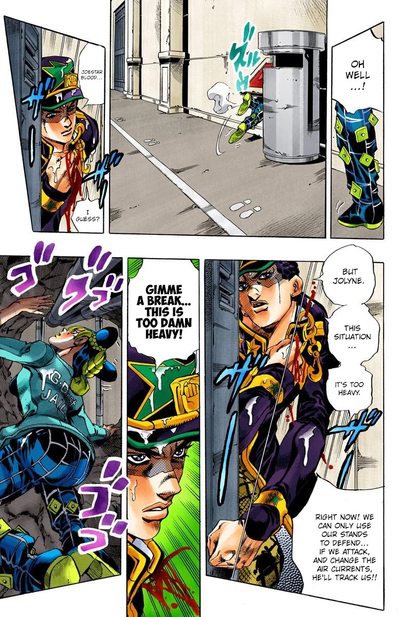 JoJo's Bizarre Adventure Part 6 - Stone Ocean (Official Colored) Chapter 15 page 7 - Chapter 15: The Visitor Part 5