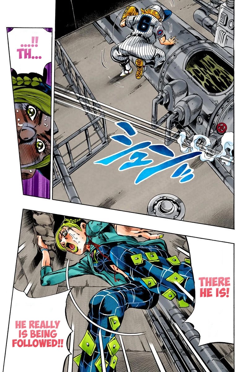 JoJo's Bizarre Adventure Part 6 - Stone Ocean (Official Colored) Chapter 15 page 9 - Chapter 15: The Visitor Part 5