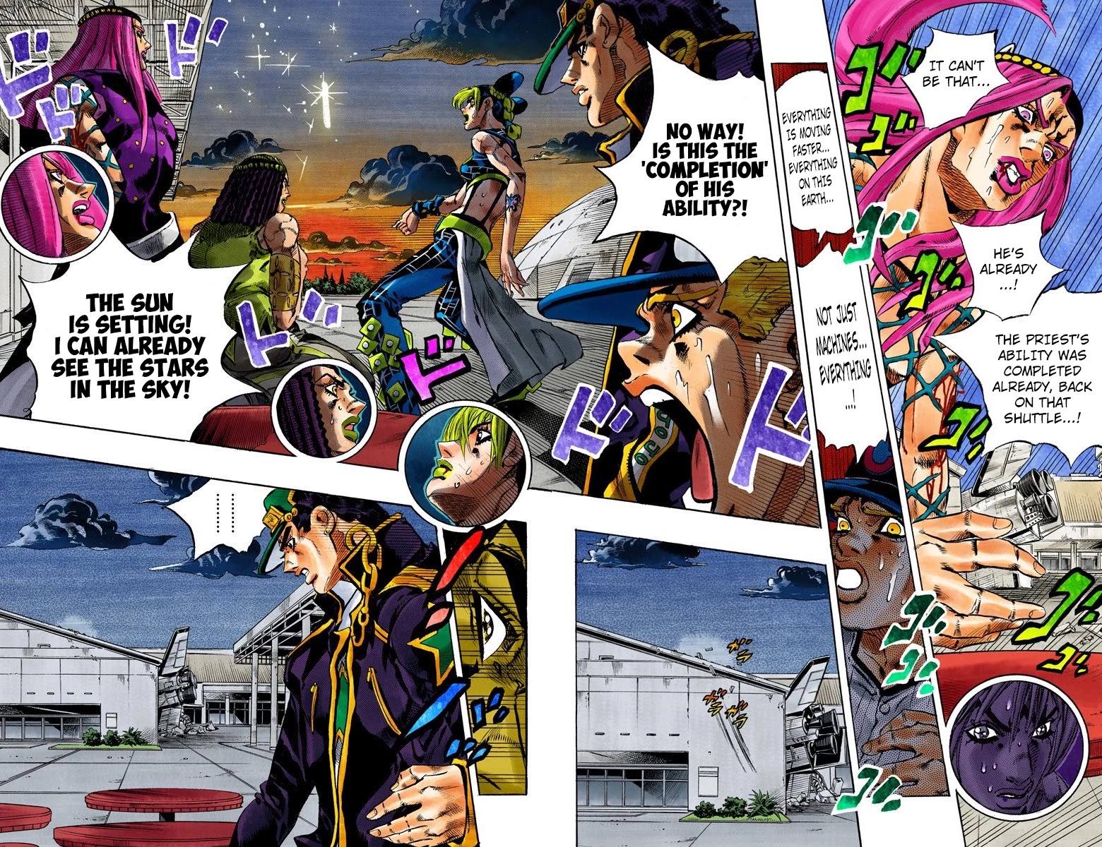 JoJo's Bizarre Adventure Part 6 - Stone Ocean (Official Colored) Chapter 150 page 15 - Chapter 150: Made In Heaven Part 2