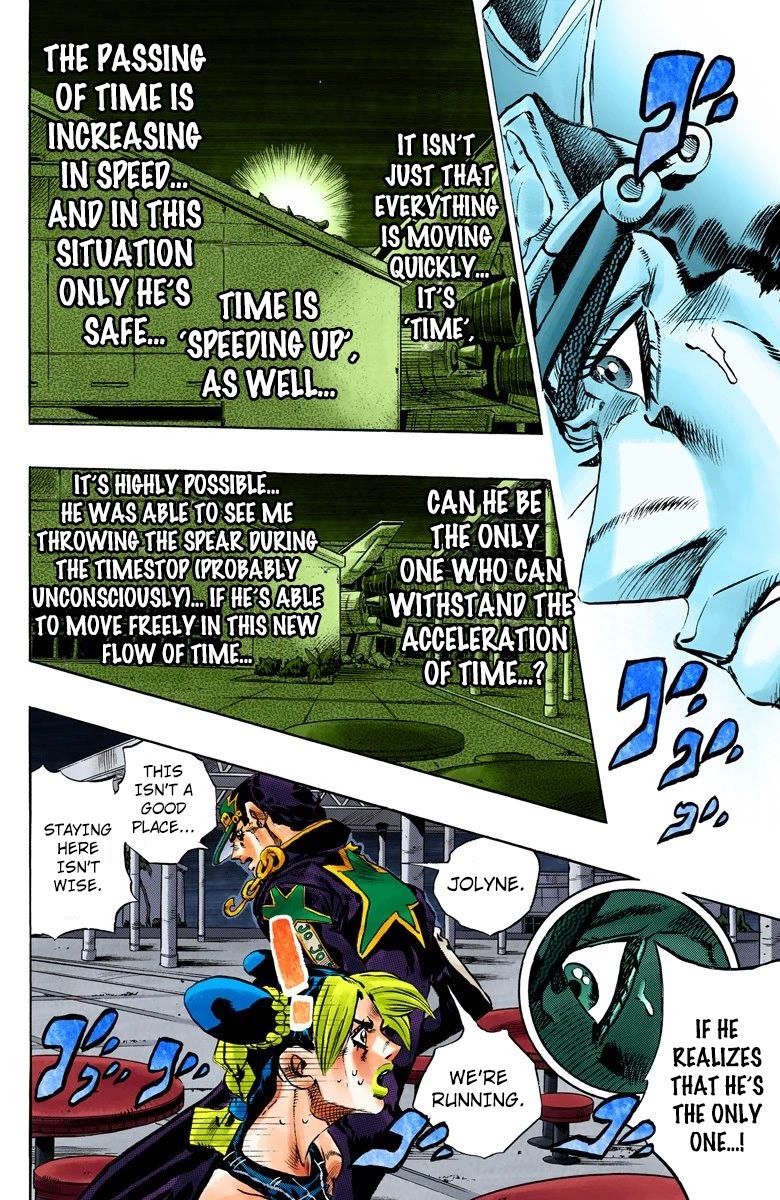 JoJo's Bizarre Adventure Part 6 - Stone Ocean (Official Colored) Chapter 150 page 16 - Chapter 150: Made In Heaven Part 2