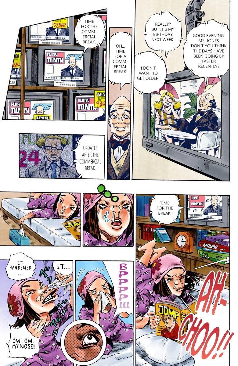 JoJo's Bizarre Adventure Part 6 - Stone Ocean (Official Colored) Chapter 150 page 4 - Chapter 150: Made In Heaven Part 2