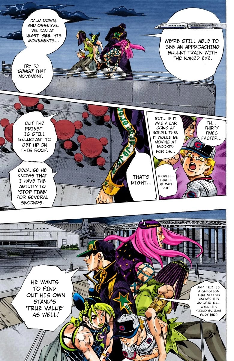 JoJo's Bizarre Adventure Part 6 - Stone Ocean (Official Colored) Chapter 151 page 10 - Chapter 151: Made In Heaven Part 3