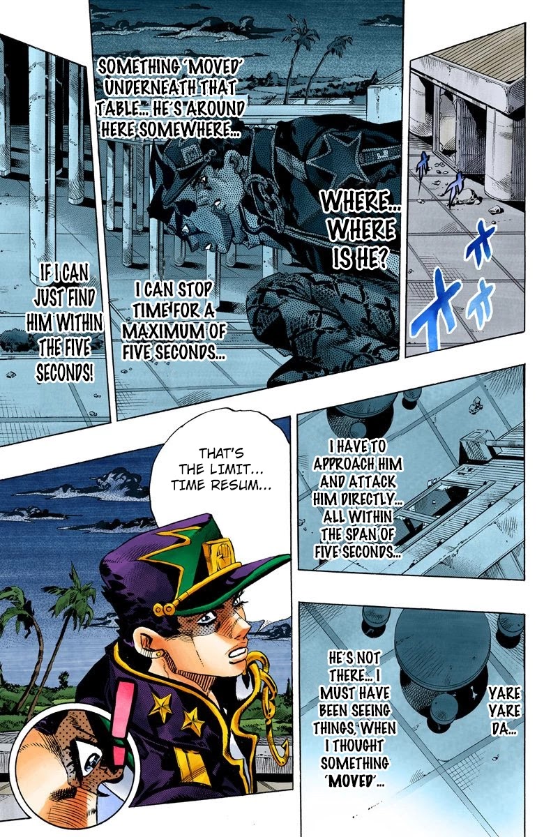 JoJo's Bizarre Adventure Part 6 - Stone Ocean (Official Colored) Chapter 151 page 13 - Chapter 151: Made In Heaven Part 3