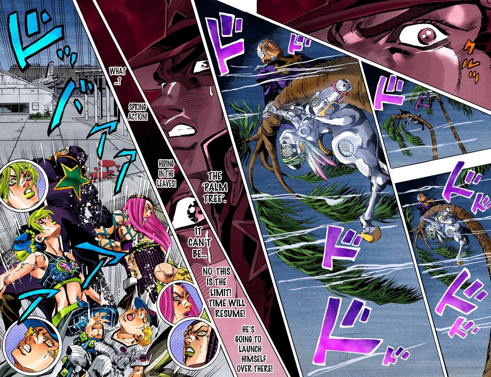 JoJo's Bizarre Adventure Part 6 - Stone Ocean (Official Colored) Chapter 151 page 14 - Chapter 151: Made In Heaven Part 3